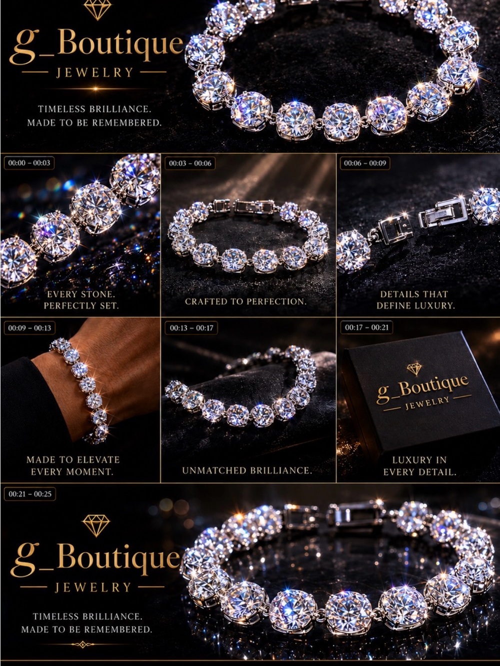 Luxury Iced-Out Halo AAA Zirconia Tennis Bracelet